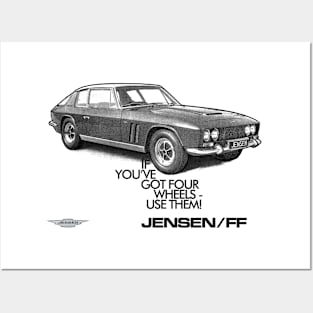 JENSEN FF 4x4 - advert Posters and Art